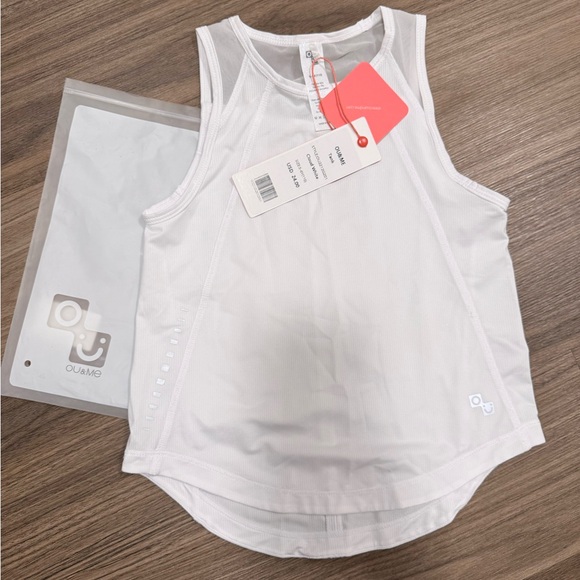 ou & me Other - OU & me Kids White Tank Top- NEW